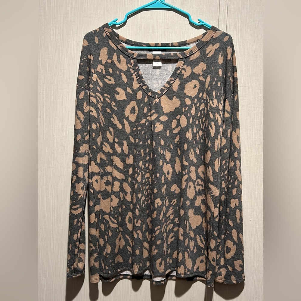 Long sleeve cut out shirt